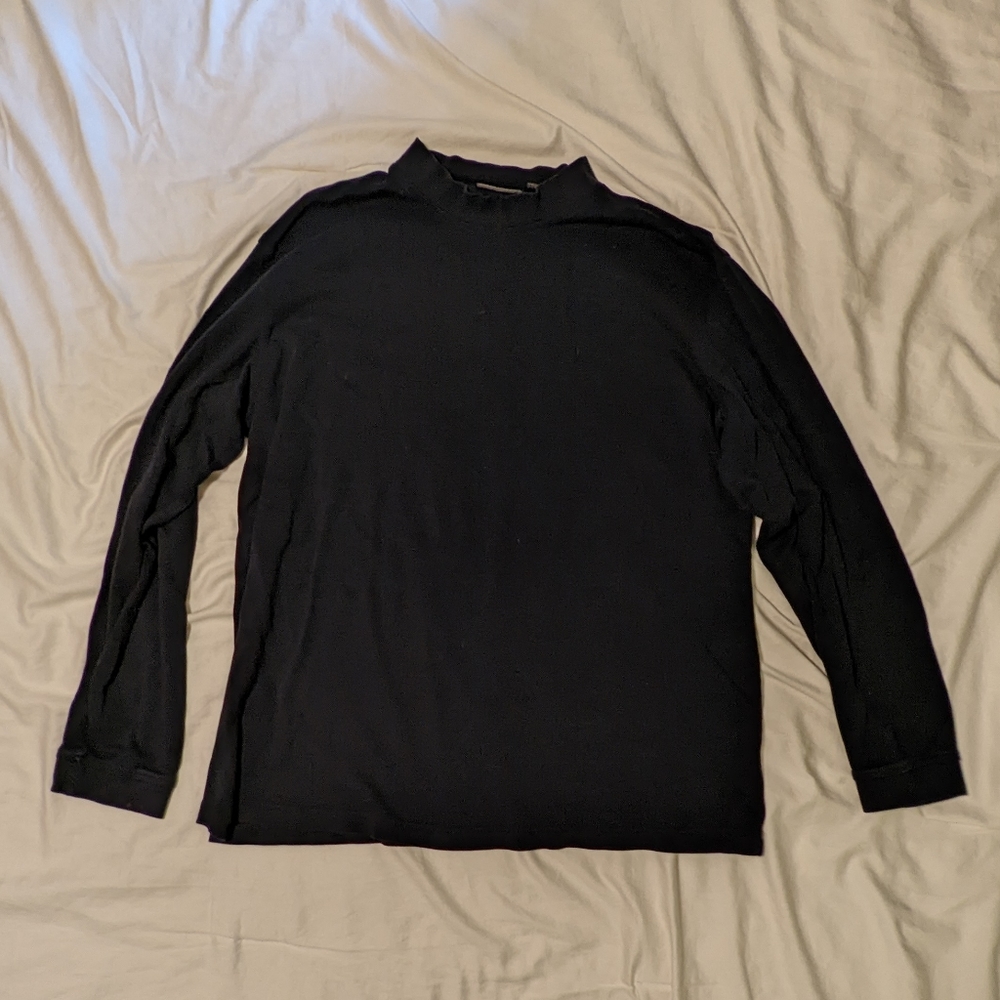 XL black Croft & Barrow mock turtleneck